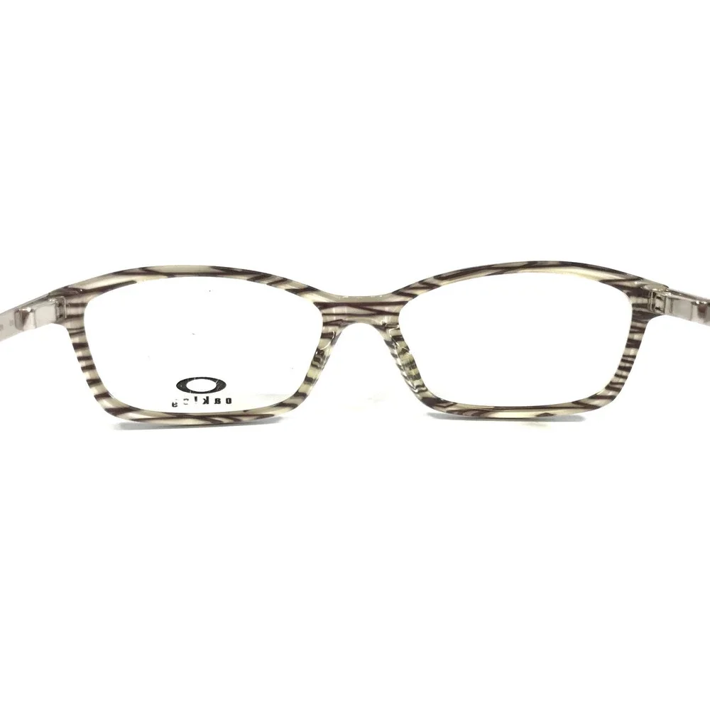 Oakley Eyeglasses Frames Render OX1089-0153 Jet Black White Rectangle 53-16-140